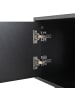 ABRIHOME Fernsehschrank TV Ständer für 80 Zoll mit Stauraum 200*40*50.5 cm, Schwarz