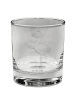 Mr. & Mrs. Panda Old Fashioned Glas Flamingo Yoga ohne Spruch in Transparent