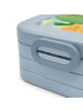 Mr. & Mrs. Panda MEPAL Bentobox Kaktus Wut Design mit Spruch in Blau Pastell