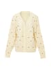 faina Damen Strickjacke in WOLLWEISS