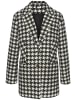 LASCANA Kurzmantel in schwarz-creme gemustert