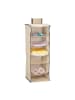 relaxdays Kleiderschrank-Hängeregal in Beige - (B)32 x (H)96 x (T)31 cm