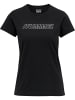 Hummel T-Shirt Hmlte Cali Damen in BLACK/CHATEAU GREY