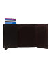The Chesterfield Brand Lancaster Kreditkartenetui RFID Schutz Leder 7 cm braun