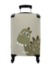 NoBoringSuitCases Suitcase, Koffer, Reisekoffer Grüner Dinosaurier