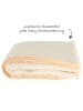 Bieco Kuscheldecke Flausch 70 x 100 cm - Uni E in beige