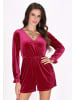 faina Women Jumpsuit in Wine Red