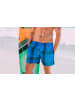 GUGGEN MOUNTAIN Badehose Kariert in Blau