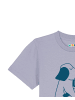 wat? Apparel T-Shirt Mädchen und Hund in Lavender
