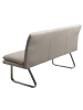 MCW Sitzbank H70 mit Rückenlehne, Creme-beige 160cm
