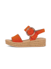 Gabor Plateau Sandalen in orange
