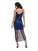 Vera Mont Abendkleid im Glitzer-Look in Dark Blue/Dark Blue