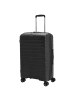 D&N Travel Line 4700+ - 4-Rollen-Trolley M 68 cm erw. (schwarz) in schwarz