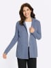 Sieh an! Strickjacke in taubenblau