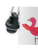 Mr. & Mrs. Panda Getränkeflasche Flamingo Yoga ohne Spruch in Weiß