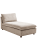 Beliani Chaiselongue VIZILLE in Beige - (W) 80 x (H) 60 x (L) 160 cm symmetrisch