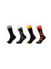 Fun Socks Socken 4er Pack graphics in Schwarz