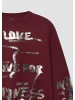 s.Oliver Sweatshirt in 4917_bordeaux