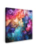 MuchoWow Leinwand bilder Abstrakte Kunst bunt (BxH)