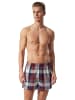 Schiesser Web-Boxershorts 2er Pack in Dunkelblau/Dunkelrot