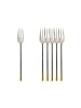 Villeroy & Boch 6er Set Kuchengabeln Ella 15,9 cm edelstahl in edelstahl