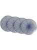 Ritzenhoff & Breker 4er Set Speiseteller Royal Makoto ø 26,5 cm in weiß-blau