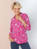 Sieh an! 3/4-Arm-Bluse in fuchsia-ecru-bedruckt