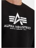 Alpha Industries Alpha Industries Rundhalsausschnitt in black/silver