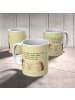 Mr. & Mrs. Panda Tasse Igel Seilhüpfen mit Spruch in Gelb Pastell