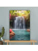 MuchoWow Leinwand bilder Tropischer Wasserfall (BxH)