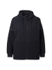 Ulla Popken Sweatjacke in schwarz