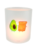 Mr. & Mrs. Panda Teelicht Glas Avocado Toast ohne Spruch in Transparent
