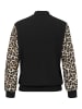 Cloud5ive Cloud5ive Bomber Jacket 2-Tone Leo Sleeve Print in black