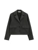 Marc O'Polo Tweed-Jerseyblazer cropped in Dark Grey