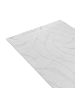 Beliani Kurzflor SALVORI in Weiß - (W) 160 x (L) 160 cm