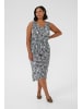 KAFFE curve Overall KCisma Loose fit in Blue Leaf Print