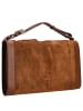 COCCINELLE Linor Suede Bi - Shopper 39 cm (warm taupe/warm taupe) in cognac/cognac