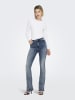 ONLY Flared fit jeans in Medium Blue Denim