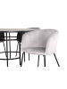 ebuy24 Essgruppe Copenhagen 1 Grau 140 x 140 cm