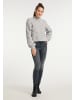 myMo Damen Strickpullover in Hellgrau