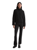 Marc O'Polo Gerippter Rollkragen-Pullover loose in Schwarz