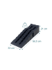 relaxdays 2x Auffahrrampe in Schwarz - (B)33 x (H)21 x (T)90,5 cm