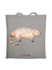 Mr. & Mrs. Panda festivaltasche Nasenbär ohne Spruch in Light Grey