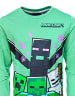 Minecraft Langarmshirt Minecraft Zombies in Grün