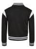 Urban Classics College Jacket in black/white