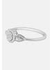 Diamant Exquis Ring aus 585 Weißgold mit Diamant