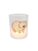 Mr. & Mrs. Panda Kerze Wombat ohne Spruch in Transparent