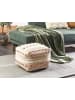 Beliani Pouf KARAW in Beige - (W) 50 x (H) 35 x (L) 50 cm