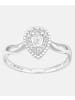 Diamant L'éternel Verlobungsring aus 375 Weißgold mit 0.25 Karat Diamant