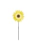 relaxdays 2 x Windrad Sonnenblume in Gelb